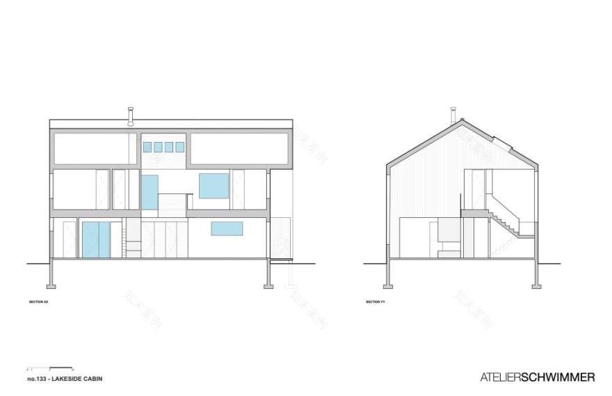 别墅建筑丨加拿大湖滨木屋(2019)(ATELIER SCHWIMMER)设计-29