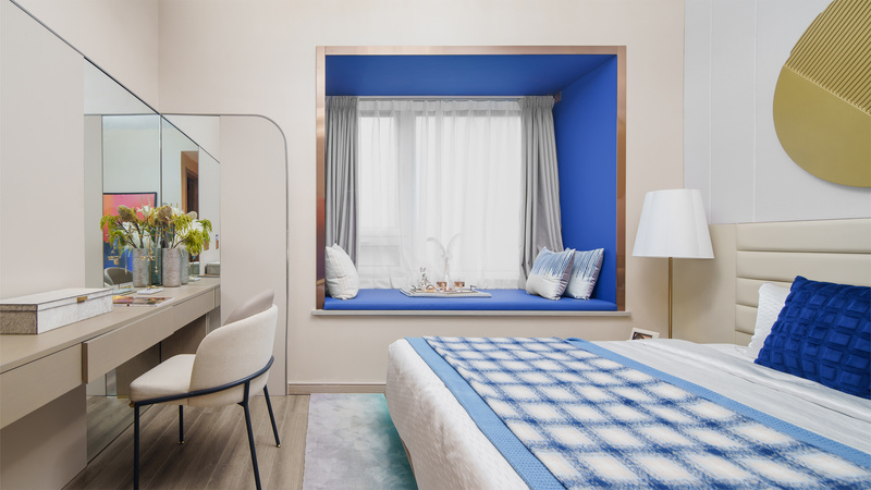 现代懒人生活空间，跳脱色彩展现简洁之美-5