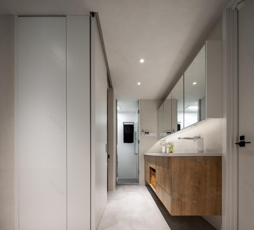 82㎡三口之家的半开放式冥想空间设计-38