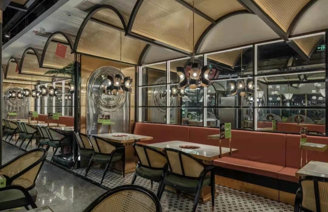 时尚养生餐饮空间设计案例-7