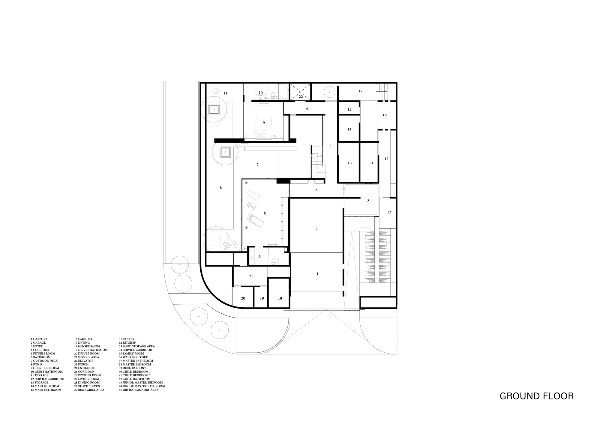 高尔夫住宅高尔夫 FN丨印度丨Gets Architects-18