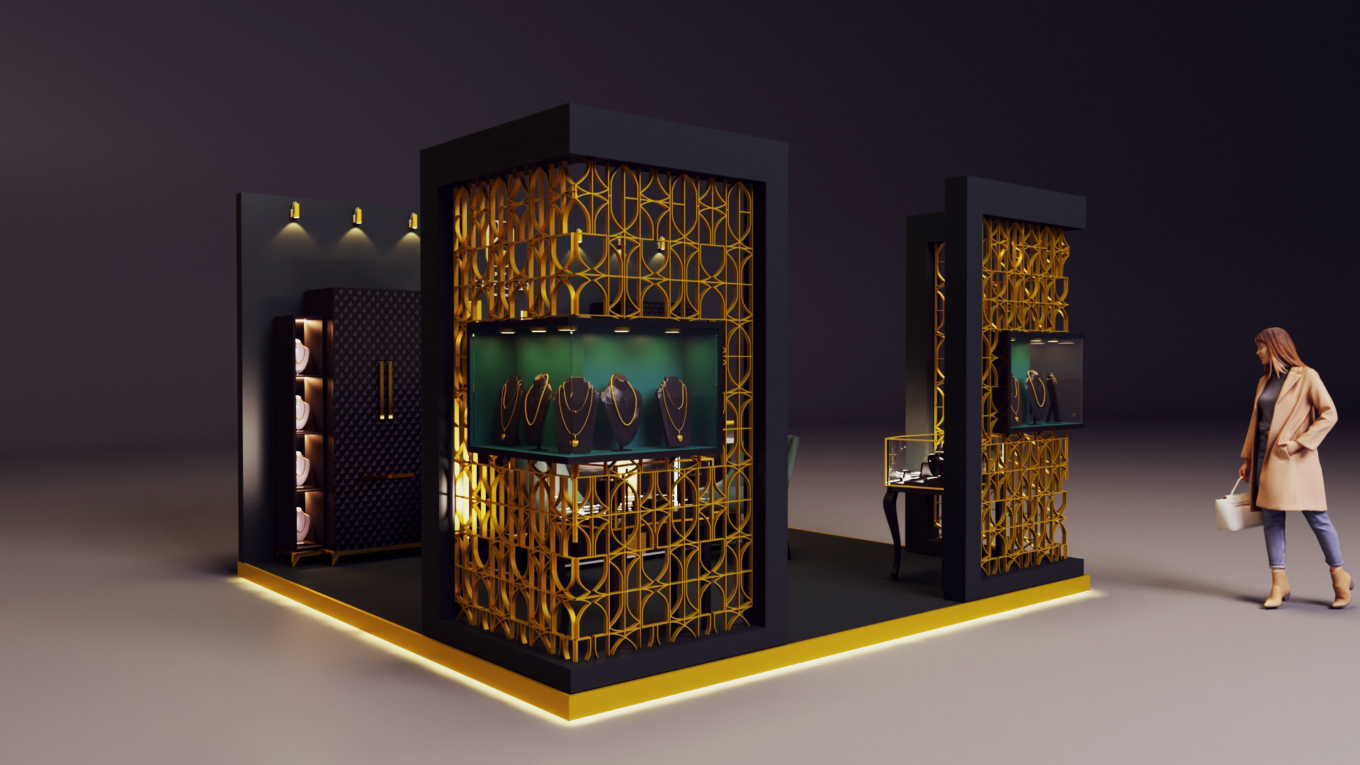 Egypt Gold Booth Display-5