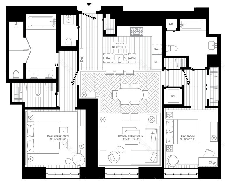 看看这 3 个公寓楼丨新古典设计才有的优雅-28