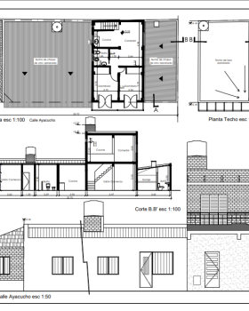 Compilation of plans made of the various projectors