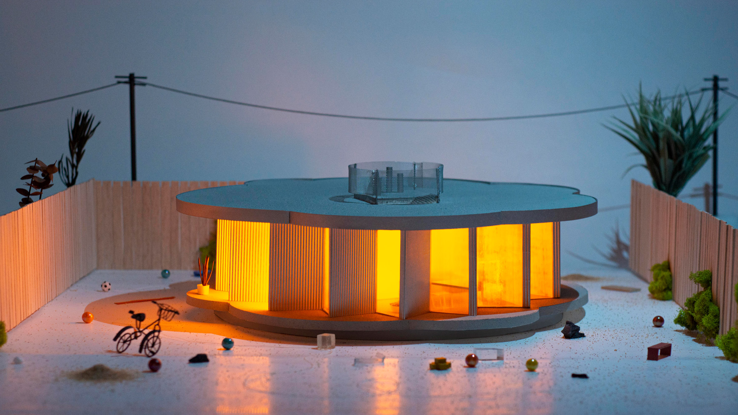 洛杉矶花形预制 backyard home-0