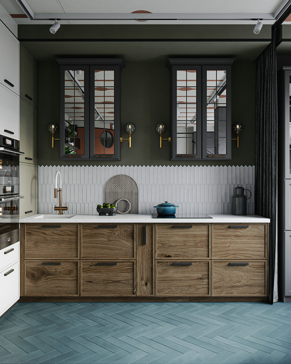 81㎡混搭风公寓设计-7