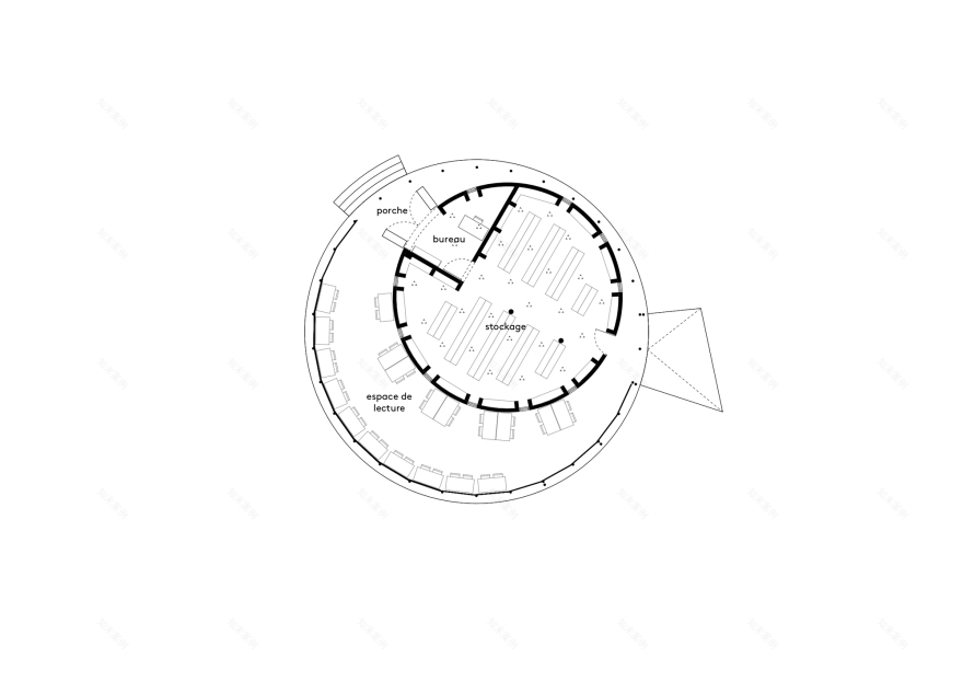 Guiré Yéro Bocar Library / croixmariebourdon architectes associés-11