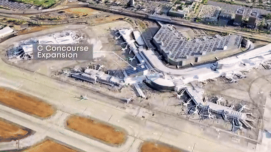 全球精选 | 西雅图-塔科马国际机场 C 大厅扩建顺利封顶!-15