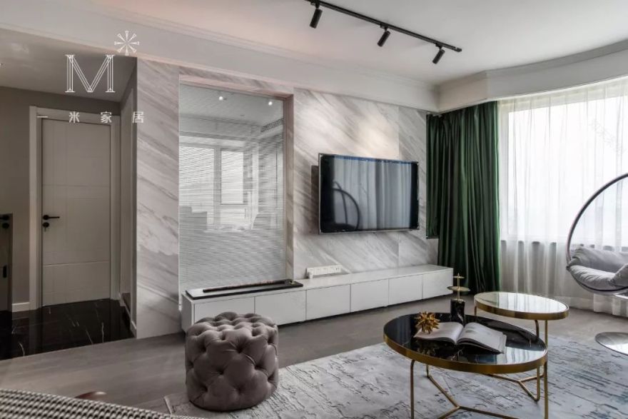 常州檀香湾 120㎡现代美式家居,浪漫与实用的完美结合-14