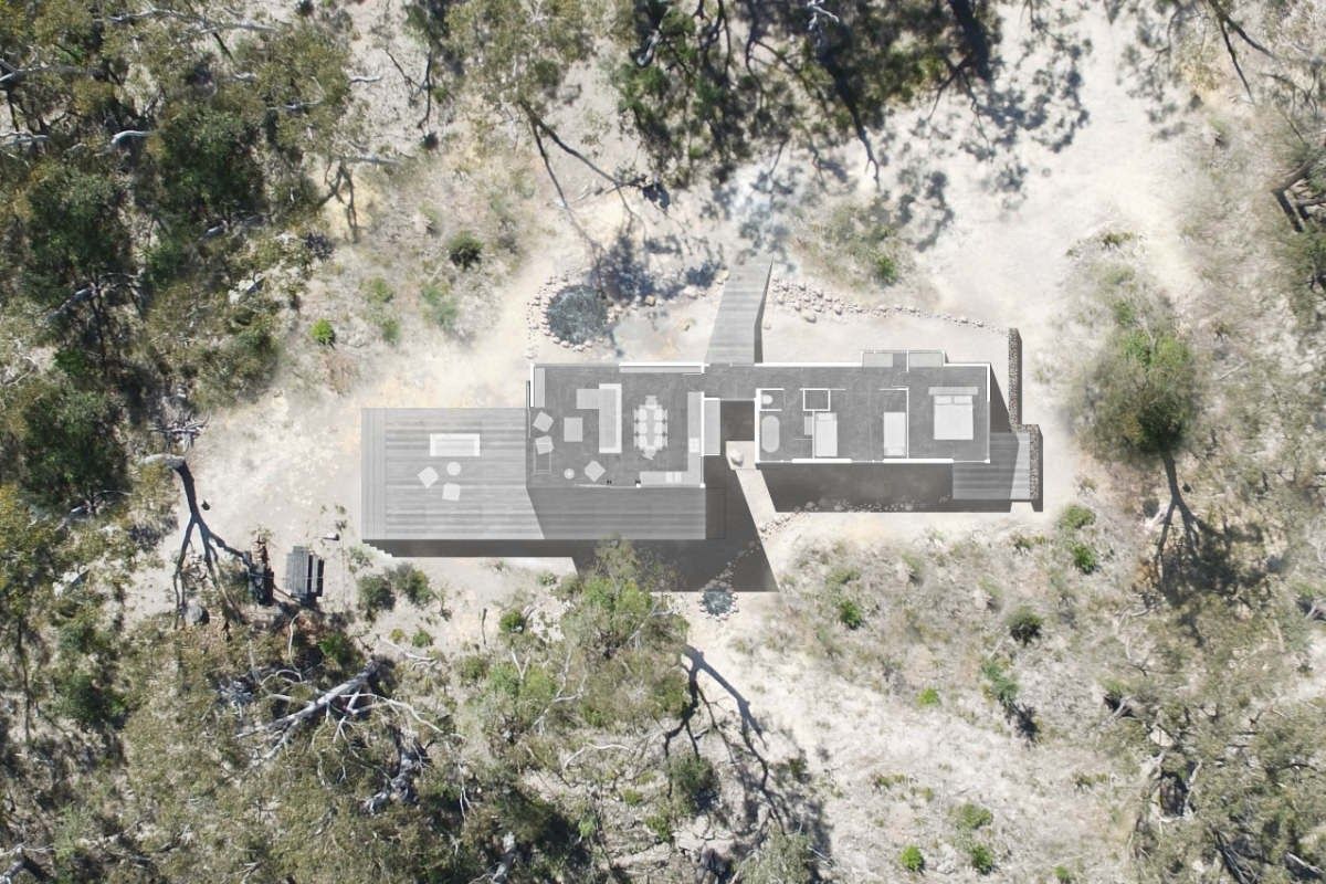 澳洲山林里的离网环保别墅-9