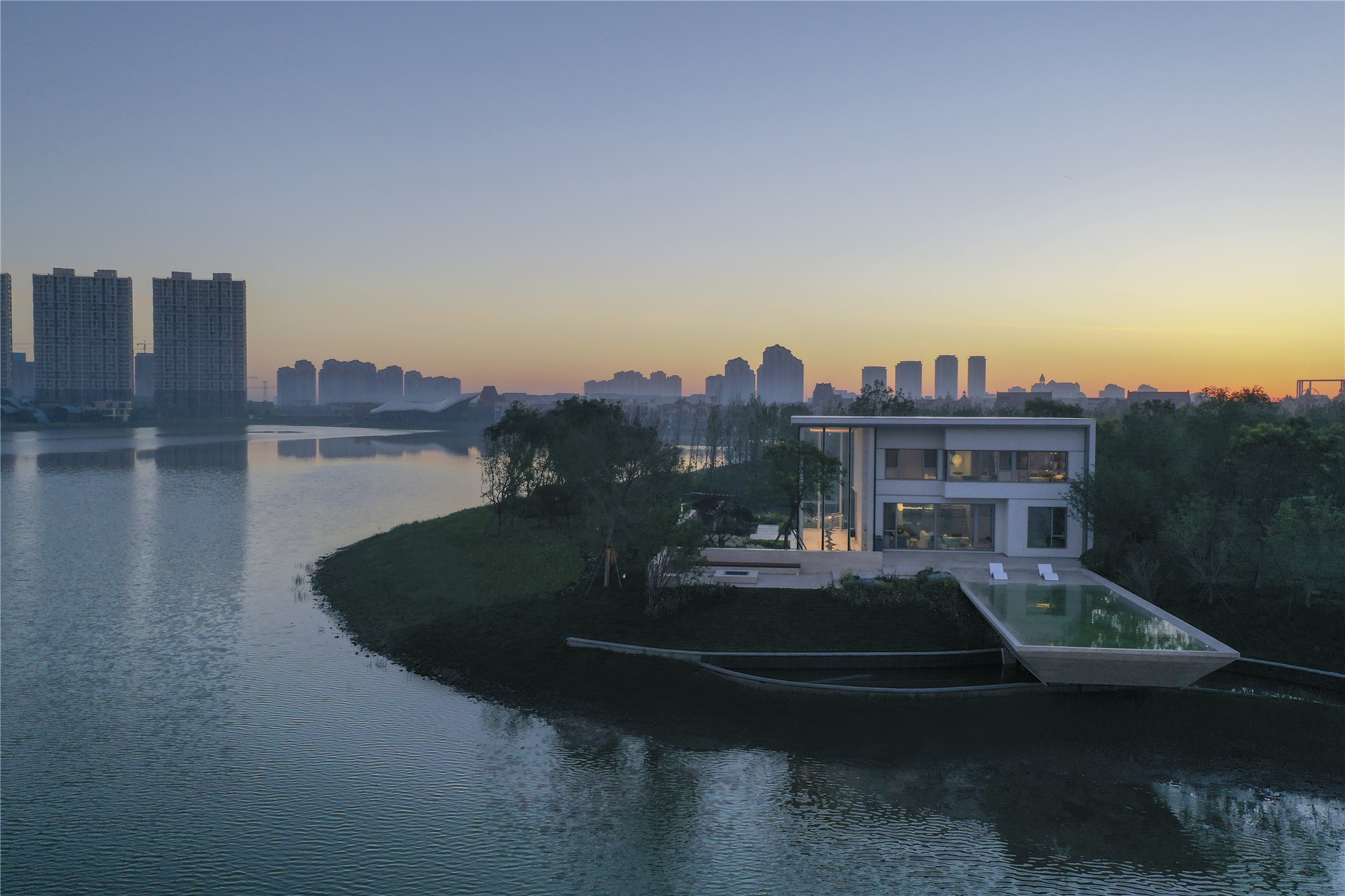 天津融创星耀五洲 9 号岛景观丨中国天津丨AECOM-32