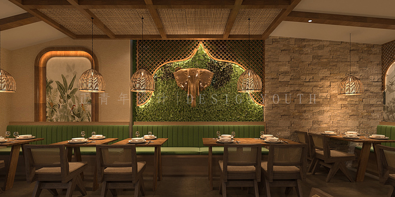 东南亚风格餐厅设计案例解析-14
