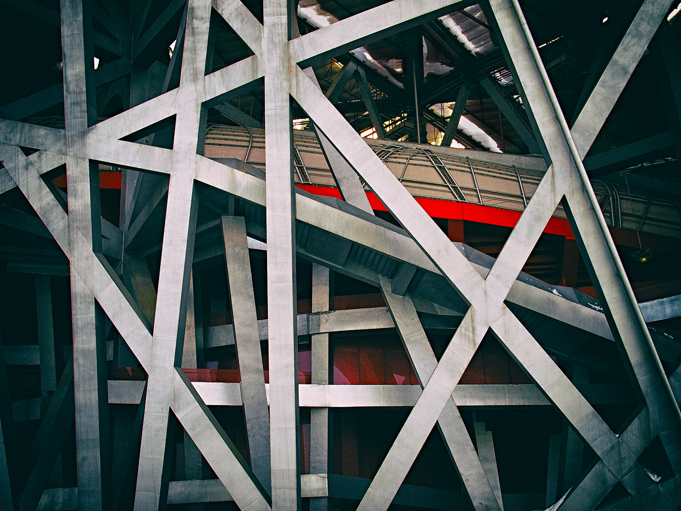 Morning at the Bird's Nest:  Beijing China-1