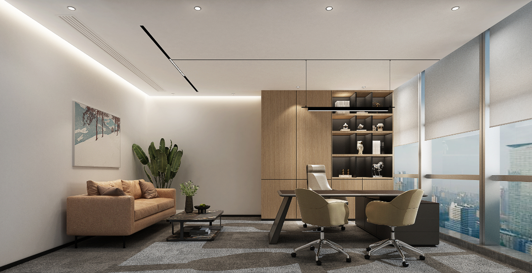 2000㎡黑白灰原子智造办公空间设计-32