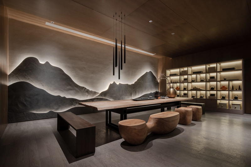 山岳潜形·拾光年 | 融入自然的东方美学空间设计-17