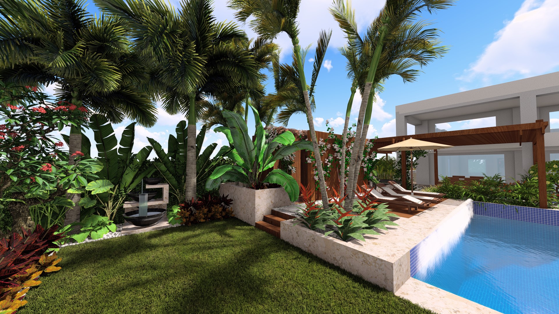 郁郁葱葱的局部花园丨Amr Emara-8