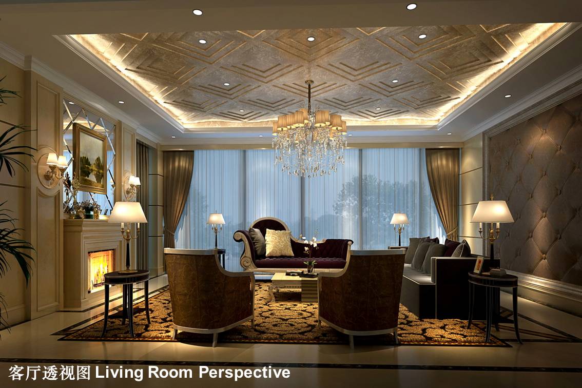 江阴敔山嶺秀别墅室内设计方案-4