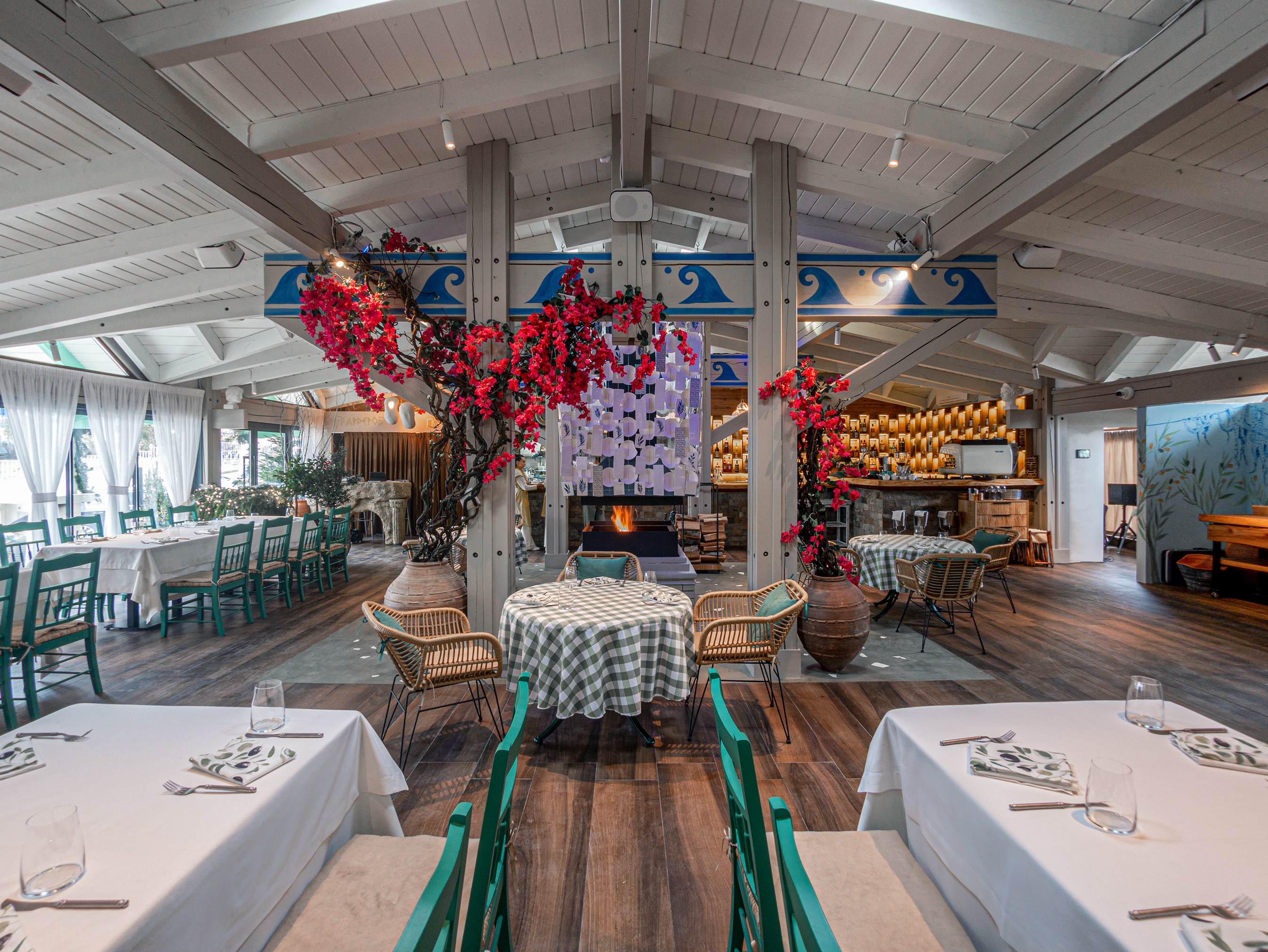 Greek restaurant interior design-7
