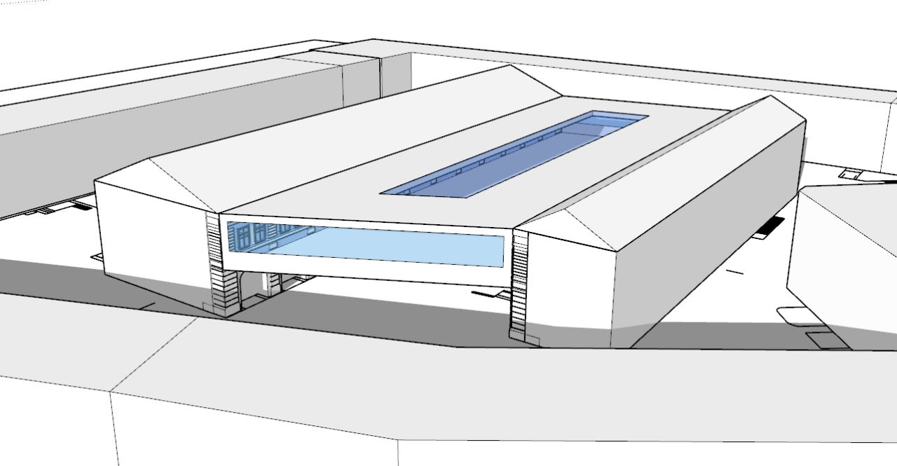 Эскизный проект для объединения 2 зданий одним путем-5