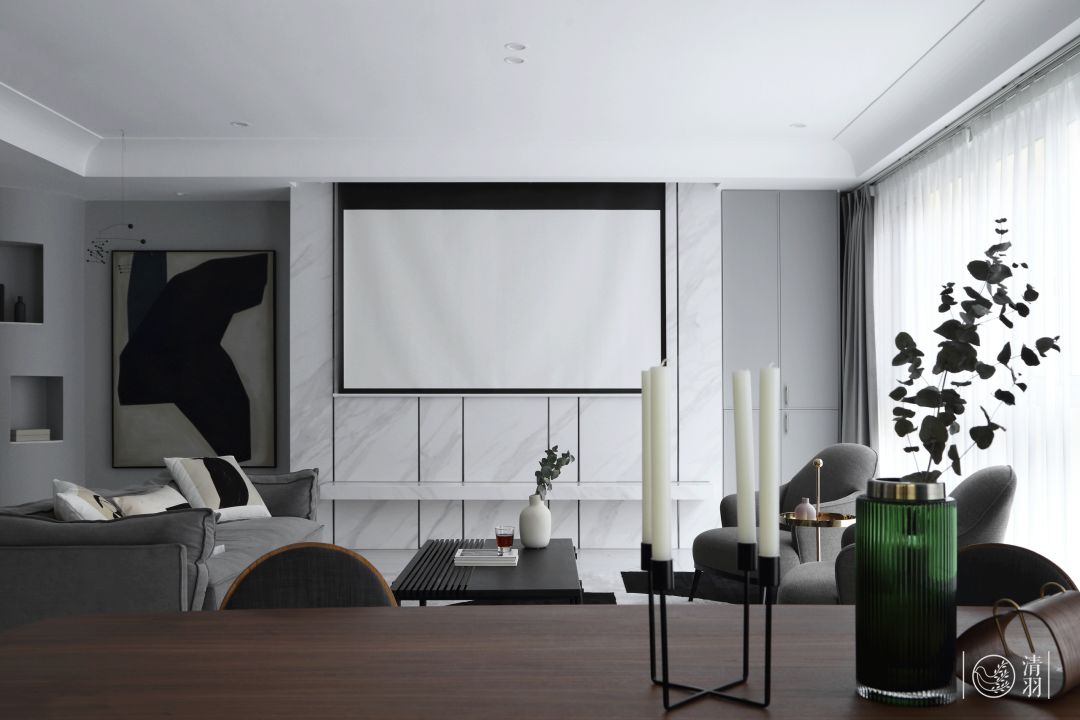 幸福诠释家的温暖——现代精致四口之家设计-32