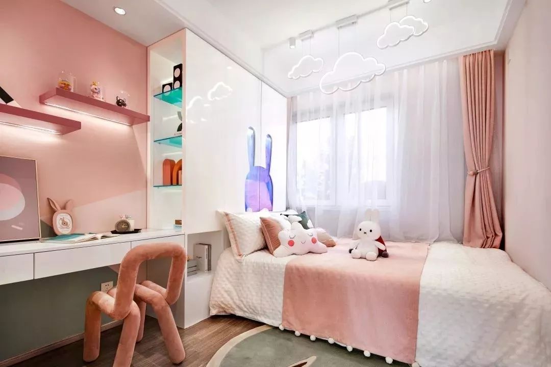 马卡龙色打造浪漫轻奢空间-34