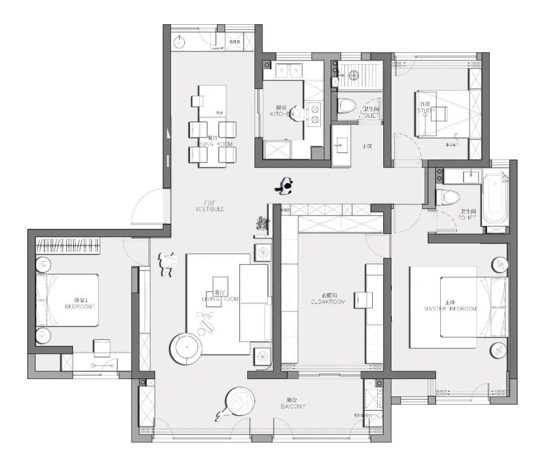 自然之居 · 晓安设计的温馨大平层-46