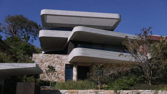 岩石与书的共生,悉尼港边的六度分隔度住宅(The Books House)-62