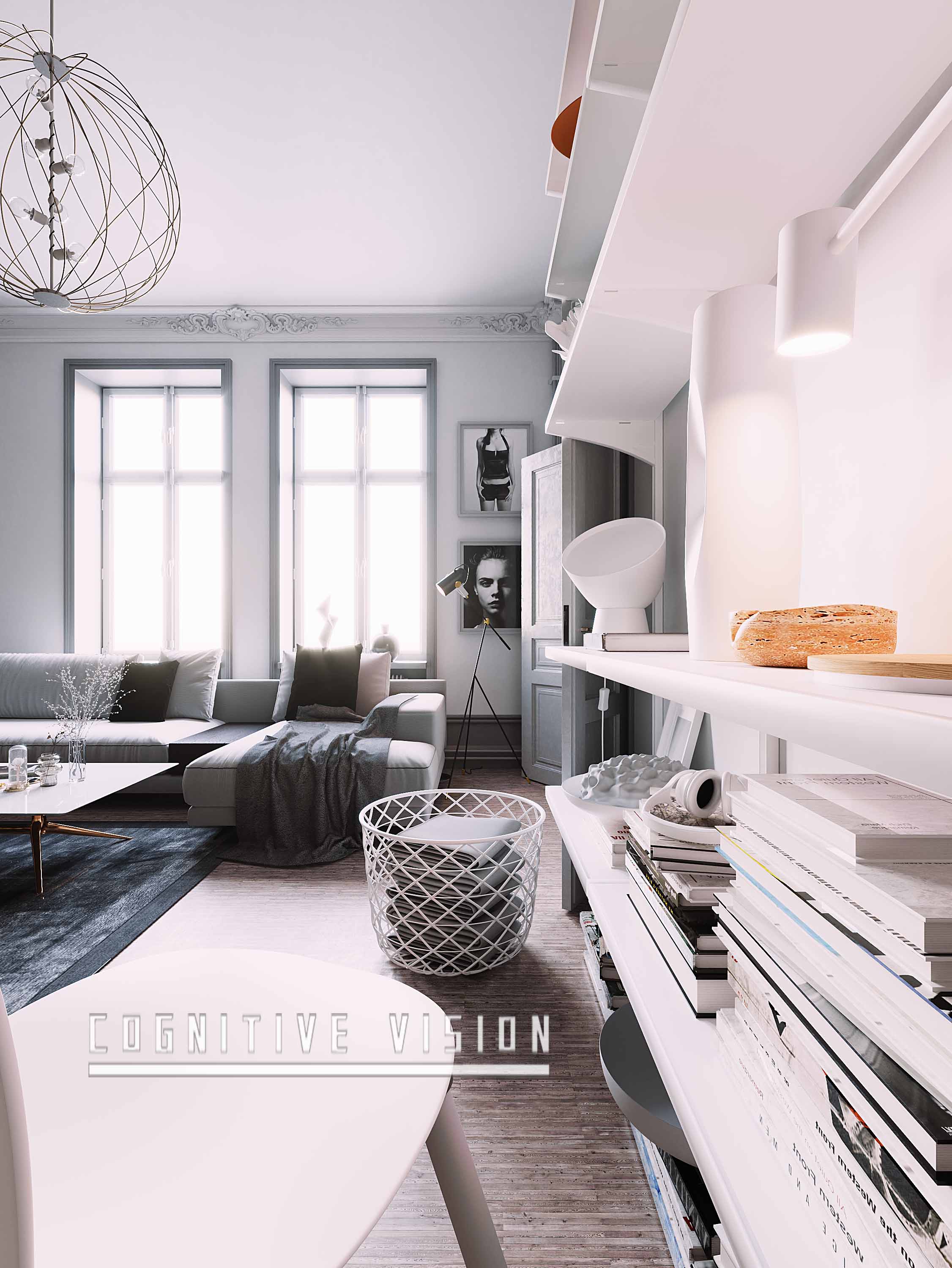 小户型设计典范 | 简约色彩带动空间节奏-14