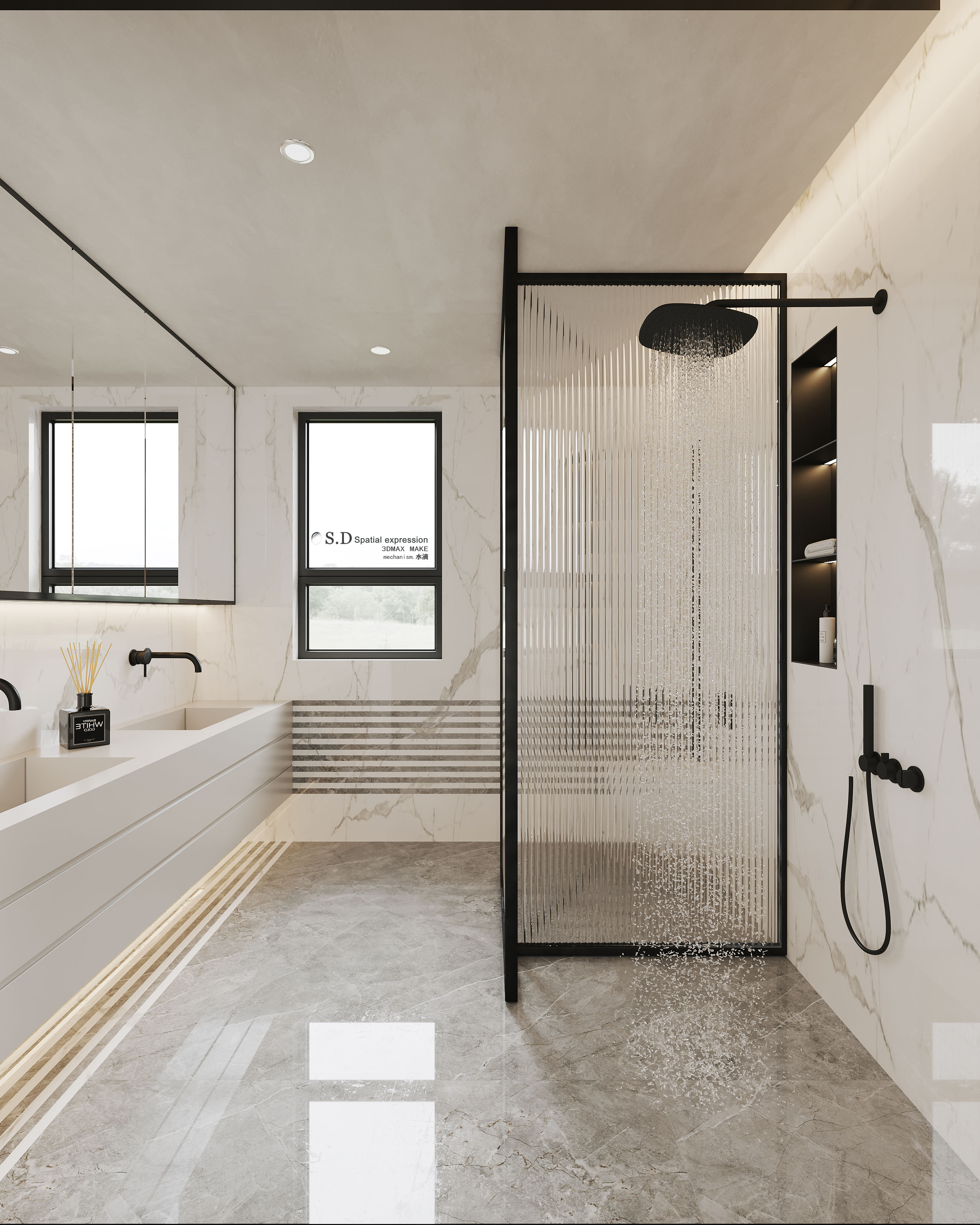 现代简约家装丨中国沈阳丨沈阳水滴设计效果表现工作室-13