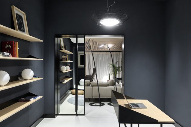 贝尔格莱德Dedinju带木质格栅结构的顶层公寓丨Studio Autori-44