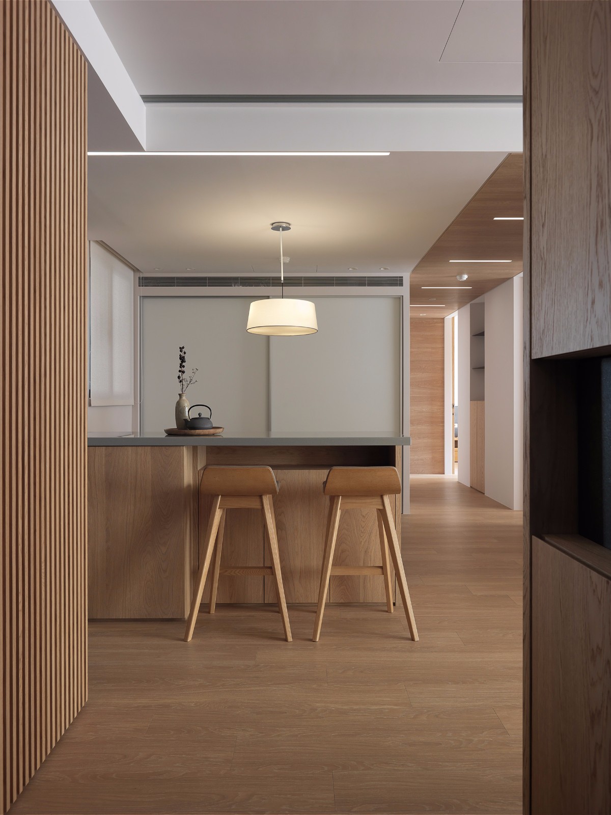 99㎡现代日式风住宅  日作设计-2