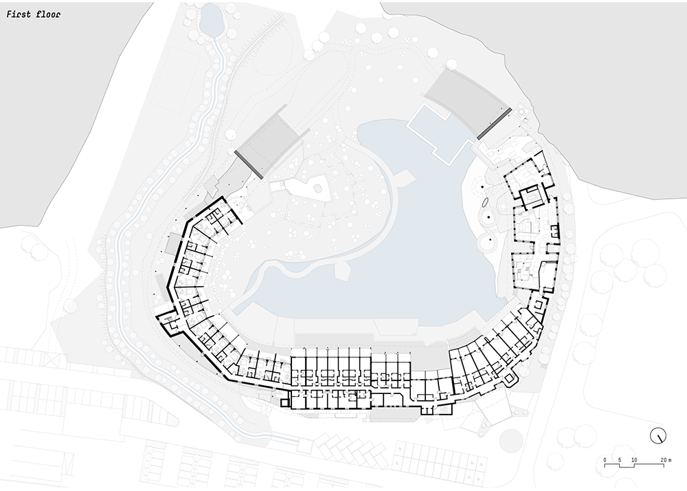 意大利 Falkensteiner Family Resort Lido 酒店改扩建，创新屋顶设计成滑雪练习场-100