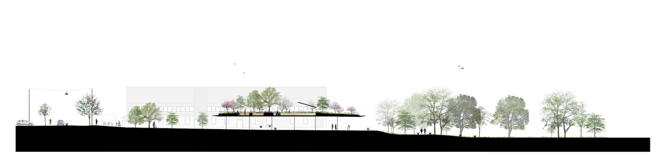 丹麦腓特列斯贝,感官体验治疗屋顶花园-49