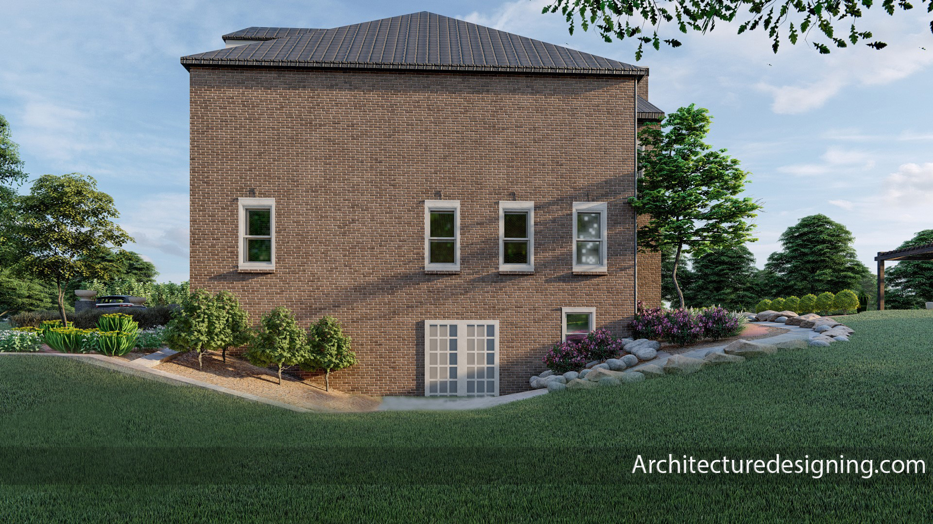 住宅房屋景观设计丨LiberiaMaryland-6