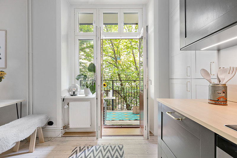 瑞典 37 平米绿意盎然的小公寓-13