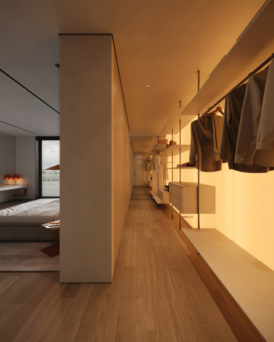 橙色色调卧室-15