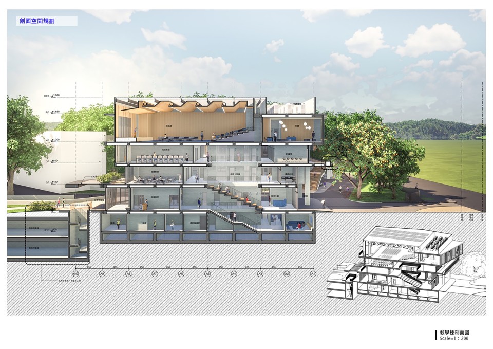光電森林,台電訓練所所本部綜合大樓競圖提案丨陳章安建築師事務所-27