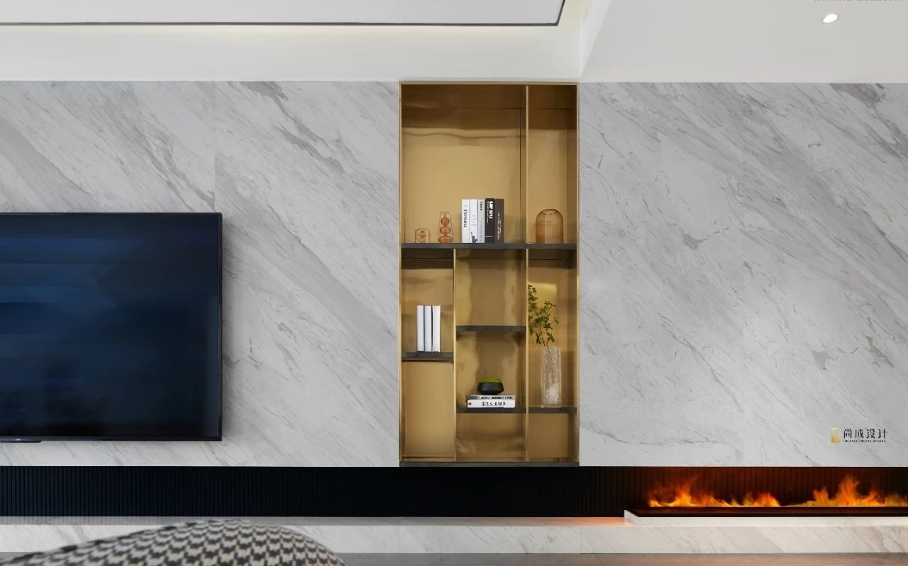 现代轻奢新生,温暖冬日家园丨中国上海丨尚成设计-36