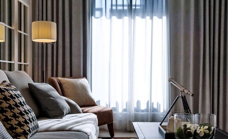 美式风格新成屋设计，订制家具与大理石材的完美融合-12