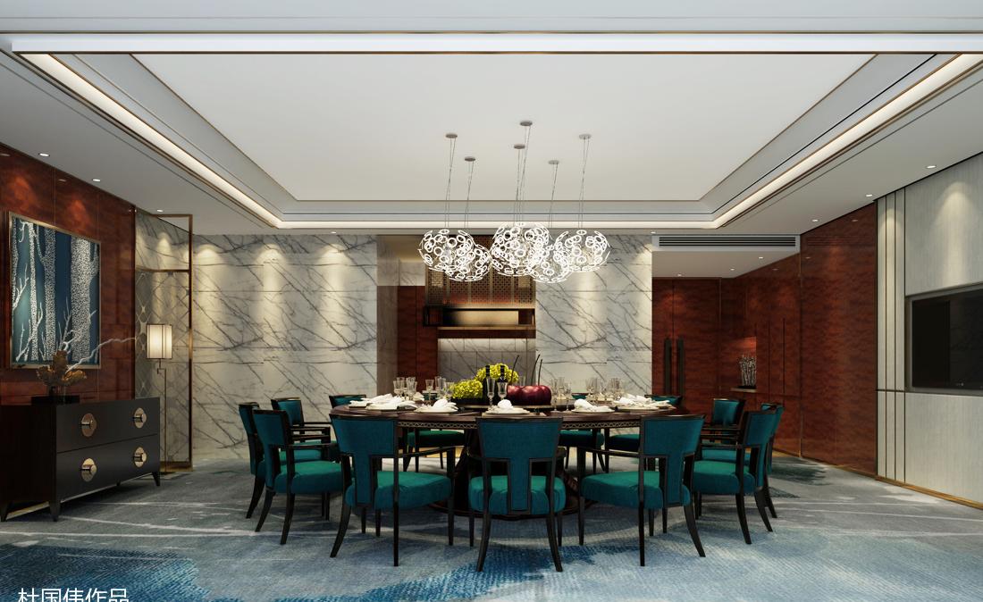 西安高新大都荟顶层办公会所设计-0