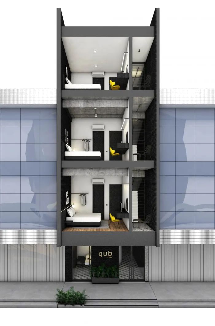 QUB Rooms · 工业风酒店丨印度丨Tamara Wibowo Architects-59