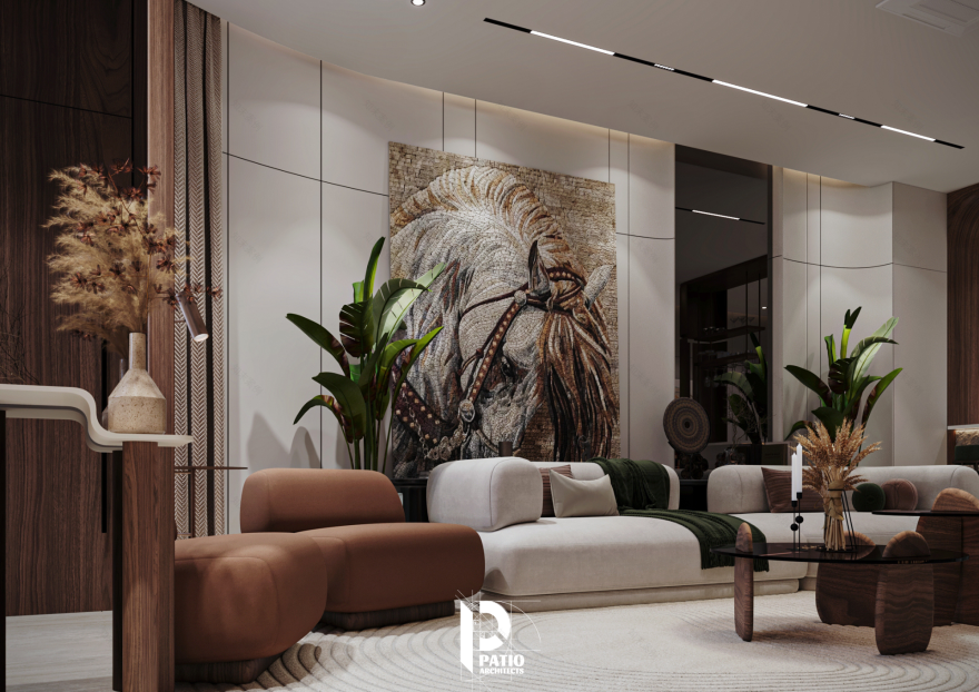 Modern Family Reception Interior Design-5