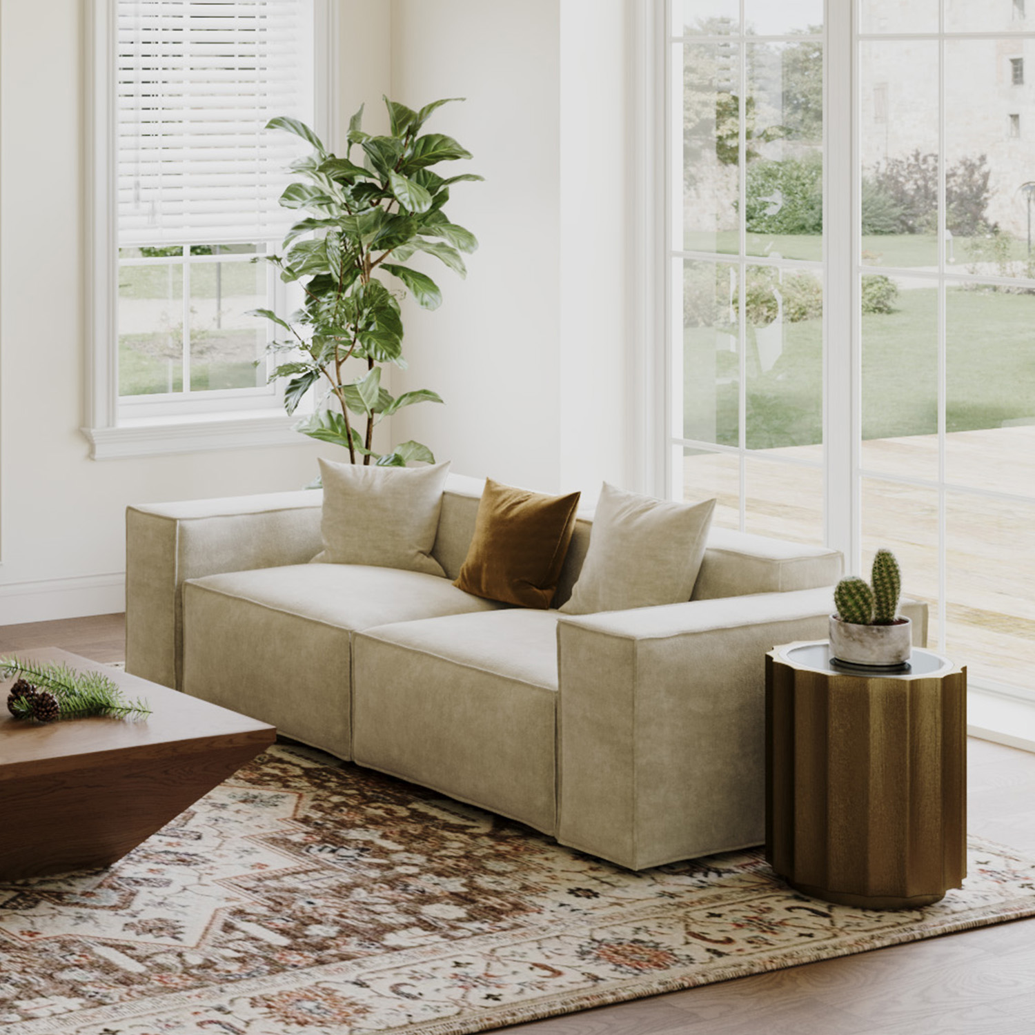 客厅空间沙发电视柜组合家具-5