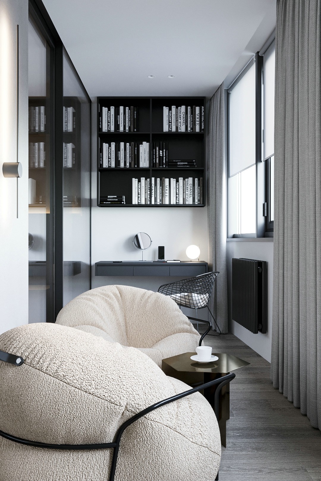 灰色系简约风公寓 既纯粹又有序的生活-24