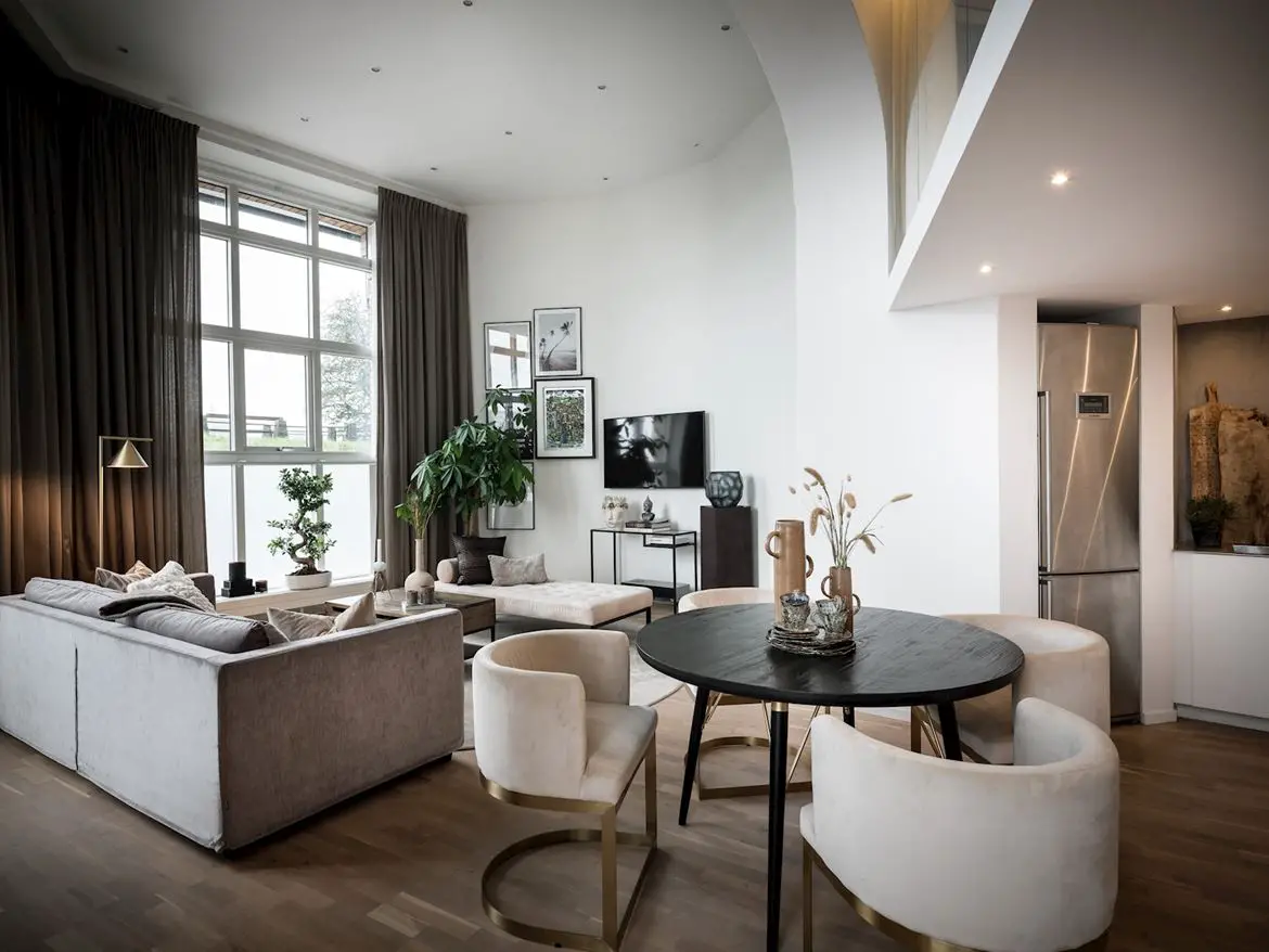 自然色彩的瑞典 duplex 公寓设计-4