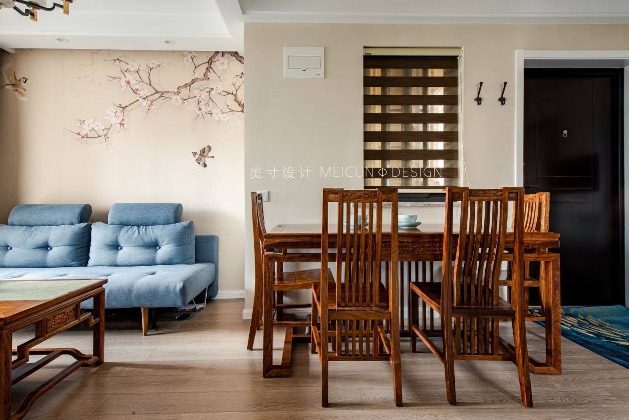 新中式诗意栖居丨中国上海丨上海美寸空间设计-6