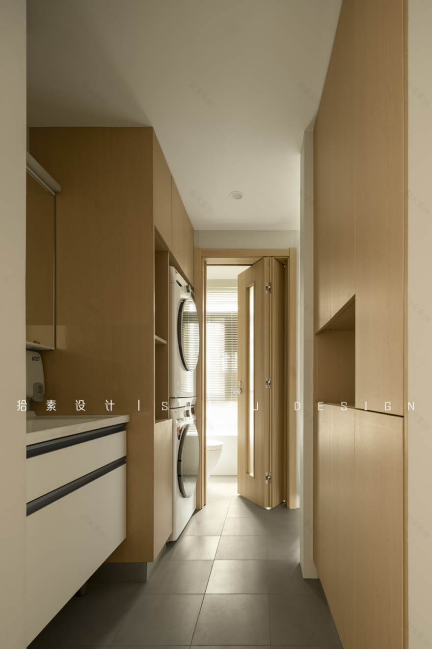 日式原木风平层设计丨拾素设计-76