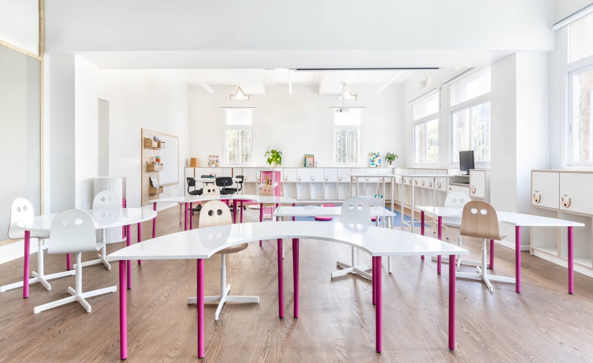 海法希伯来现实学校二年级教室设计丨以色列海法丨STEINBERG,,FISHER-14