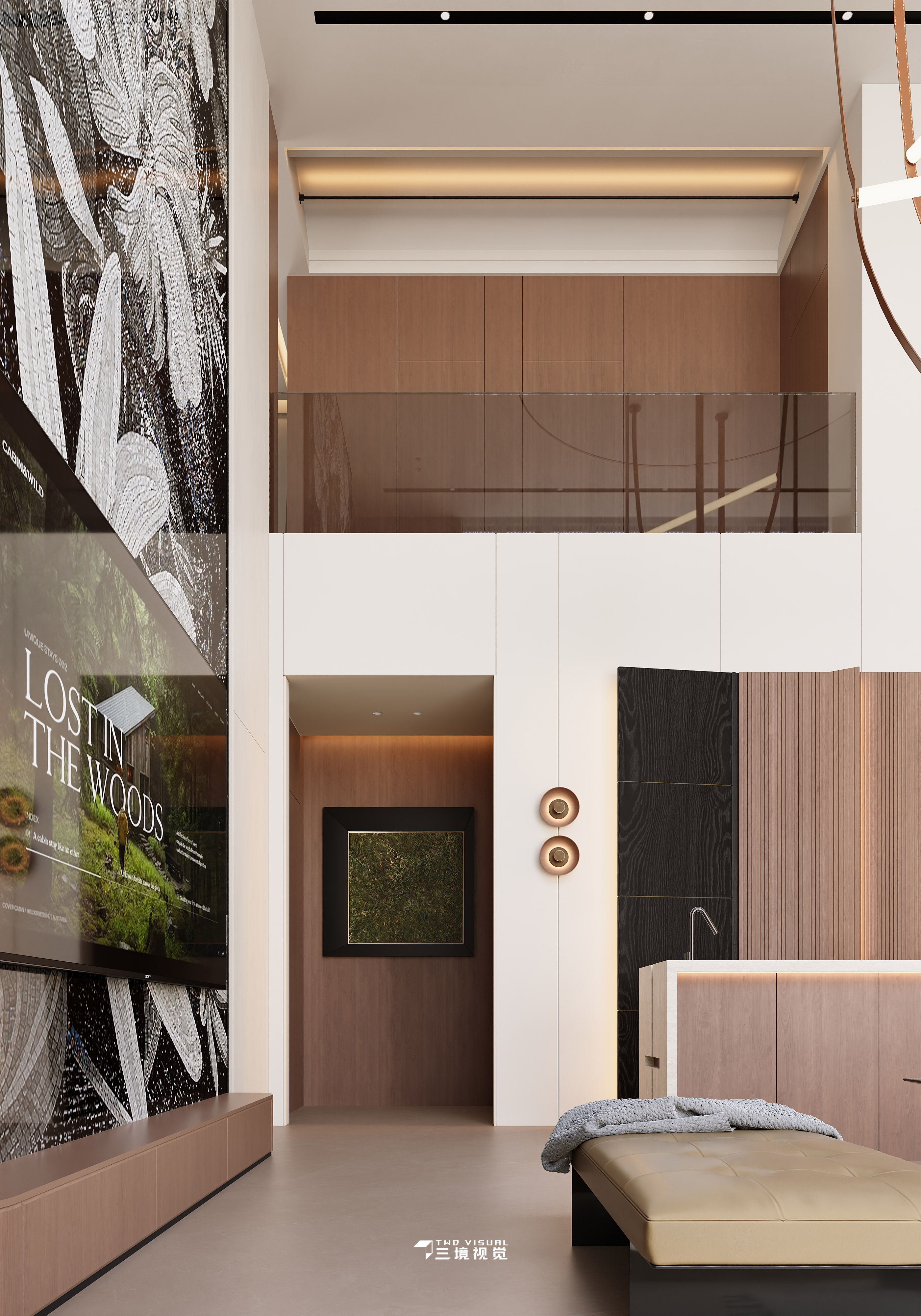 住宅-自建房的自然原木风-9