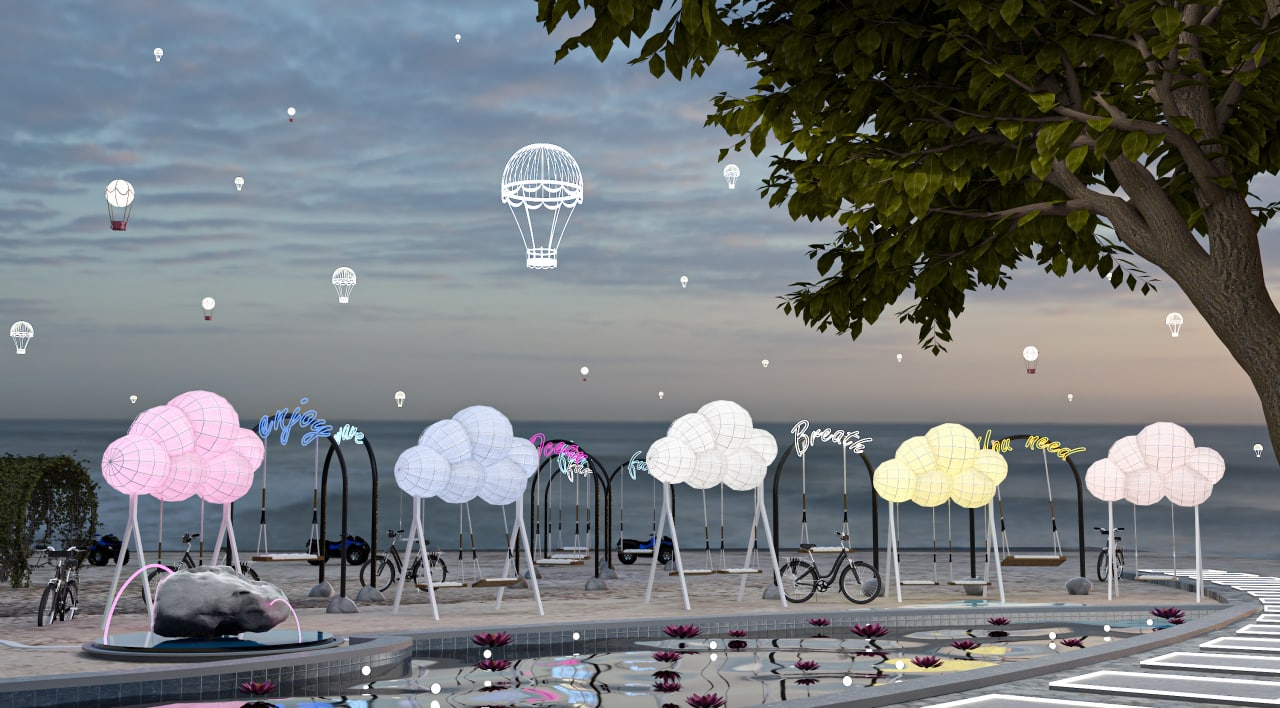 Flori 海滩度假村丨埃及丨美术学院装饰系室内建筑专业-29